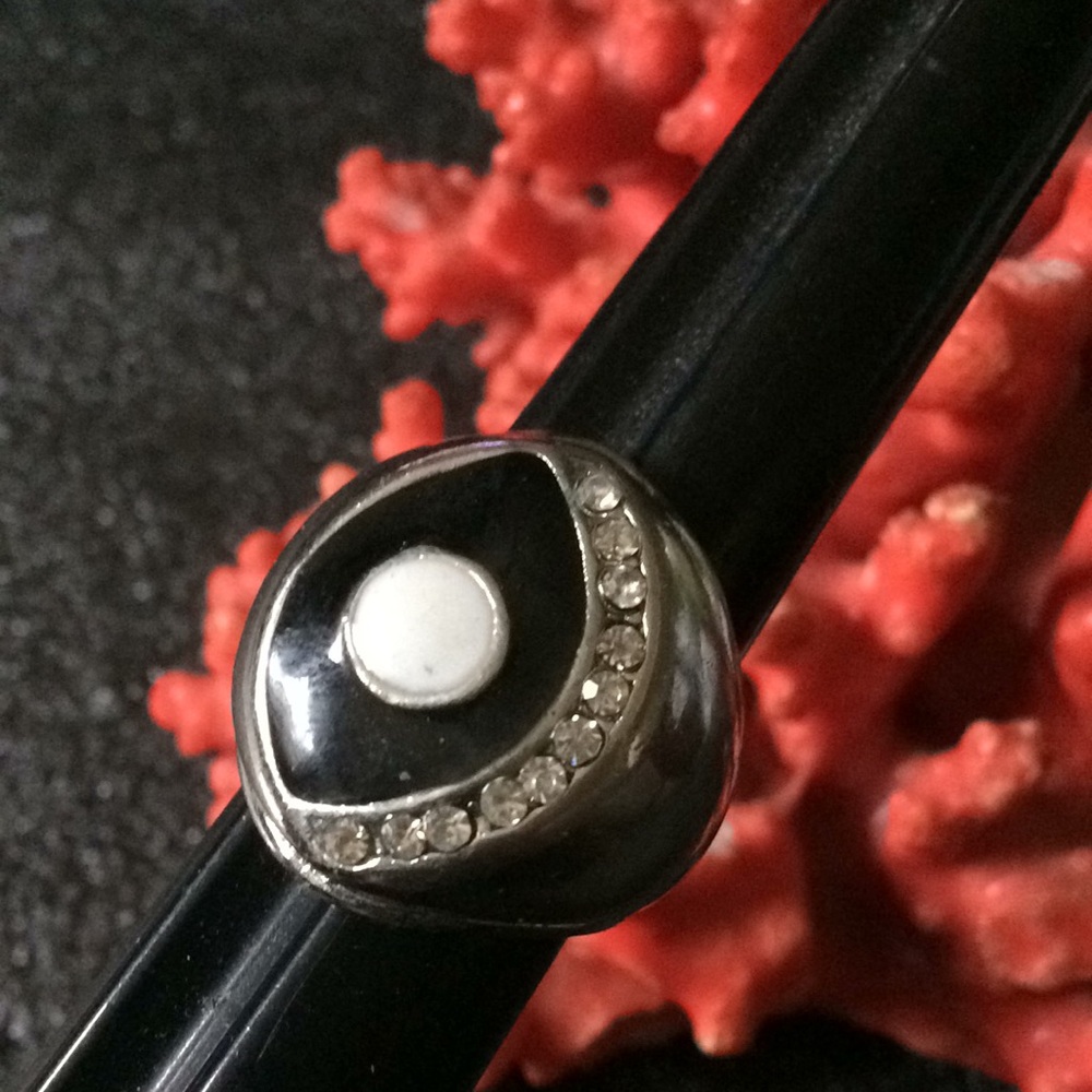 Evil Eye Silver Ring - image 5